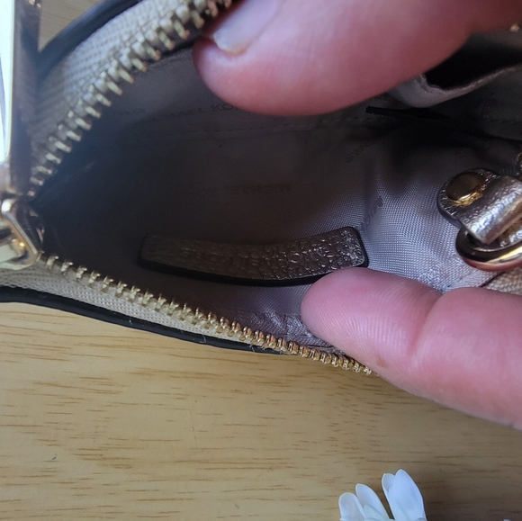 Michael Kors Metallic Gold Wristlet - Picture 9 of 10